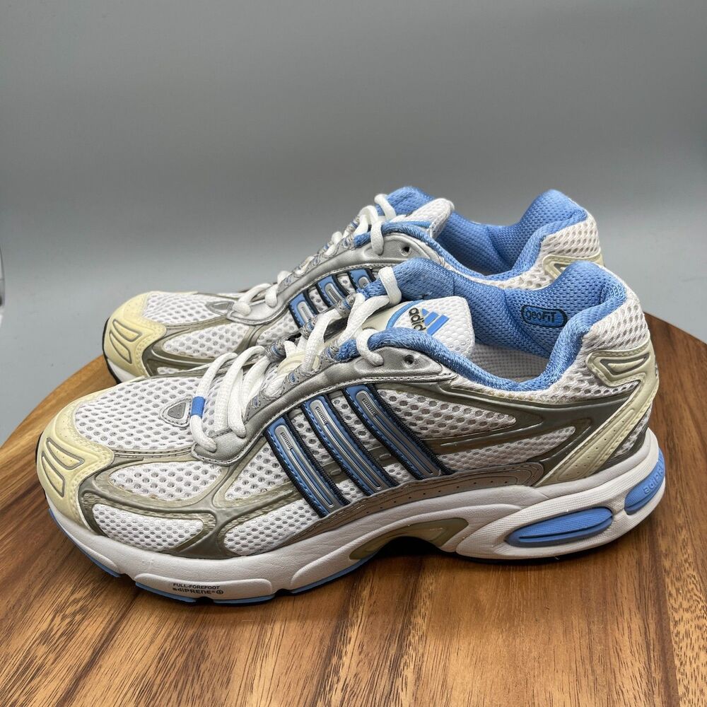 VTG Adidas Supernova Cushion Shoes Womens Size 10 White Running Comfort Walking - Picture 3 of 8
